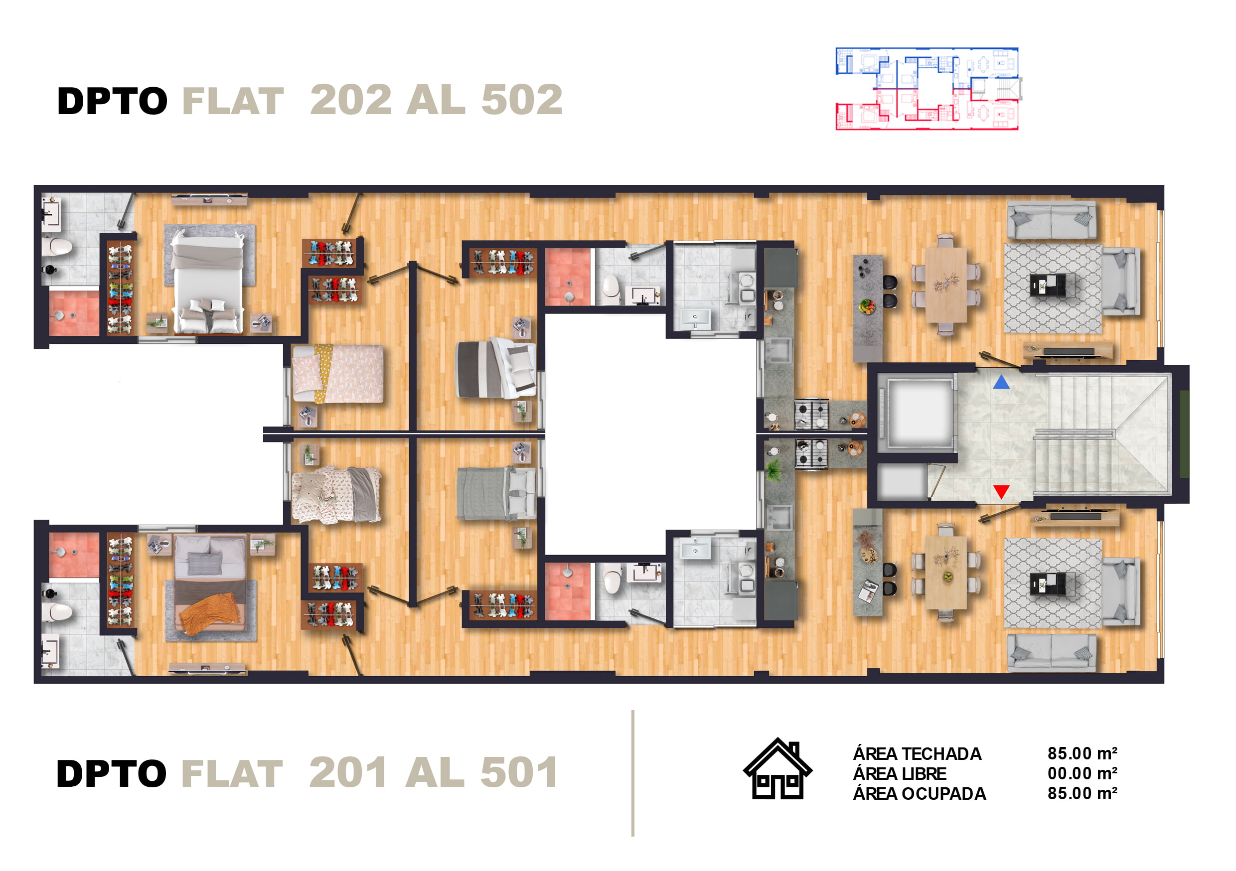 Segundo al quinto nivel